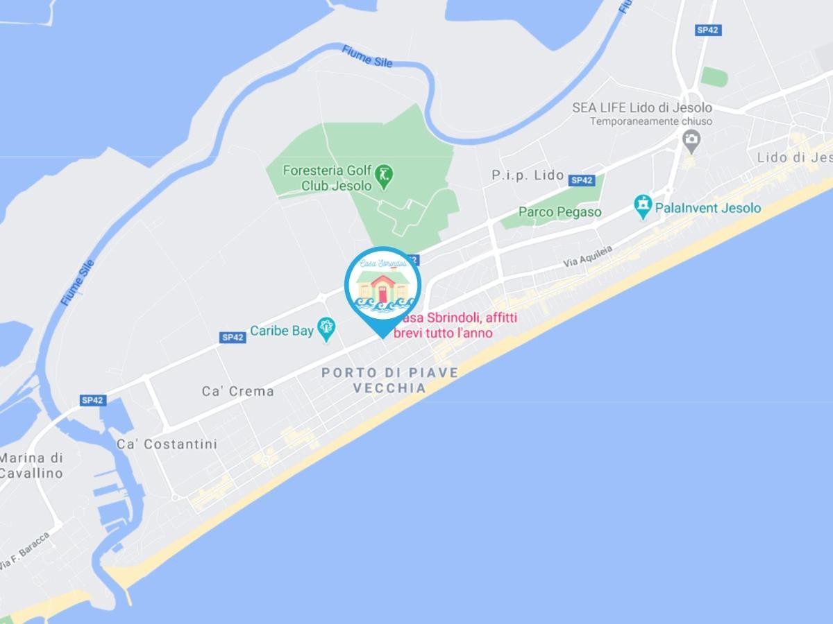Casa Sbrindoli Lejlighed Lido di Jesolo Eksteriør billede